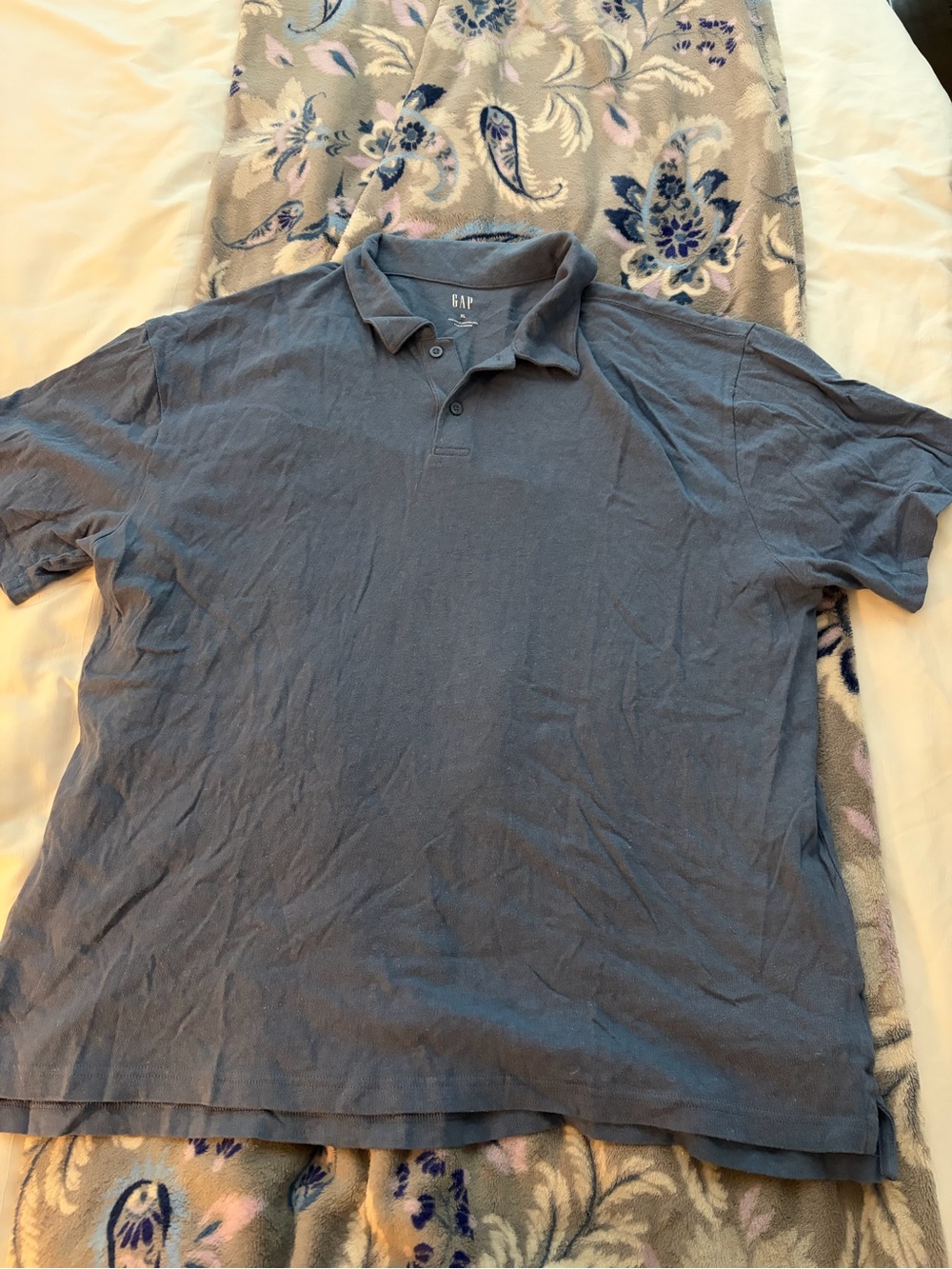 Linen cotton polo